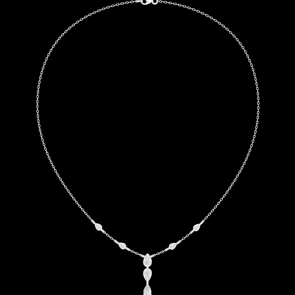 Lavish Classic-Cut Pear Lab Grown Necklace - Image 2 Lavish Classic-Cut Pear Lab Grown Necklace, view 2 of 6