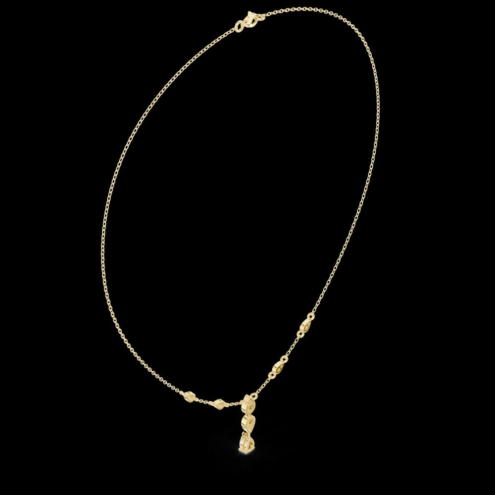 Lavish Classic-Cut Pear Lab Grown Necklace - Image 5 Lavish Classic-Cut Pear Lab Grown Necklace, view 5 of 6