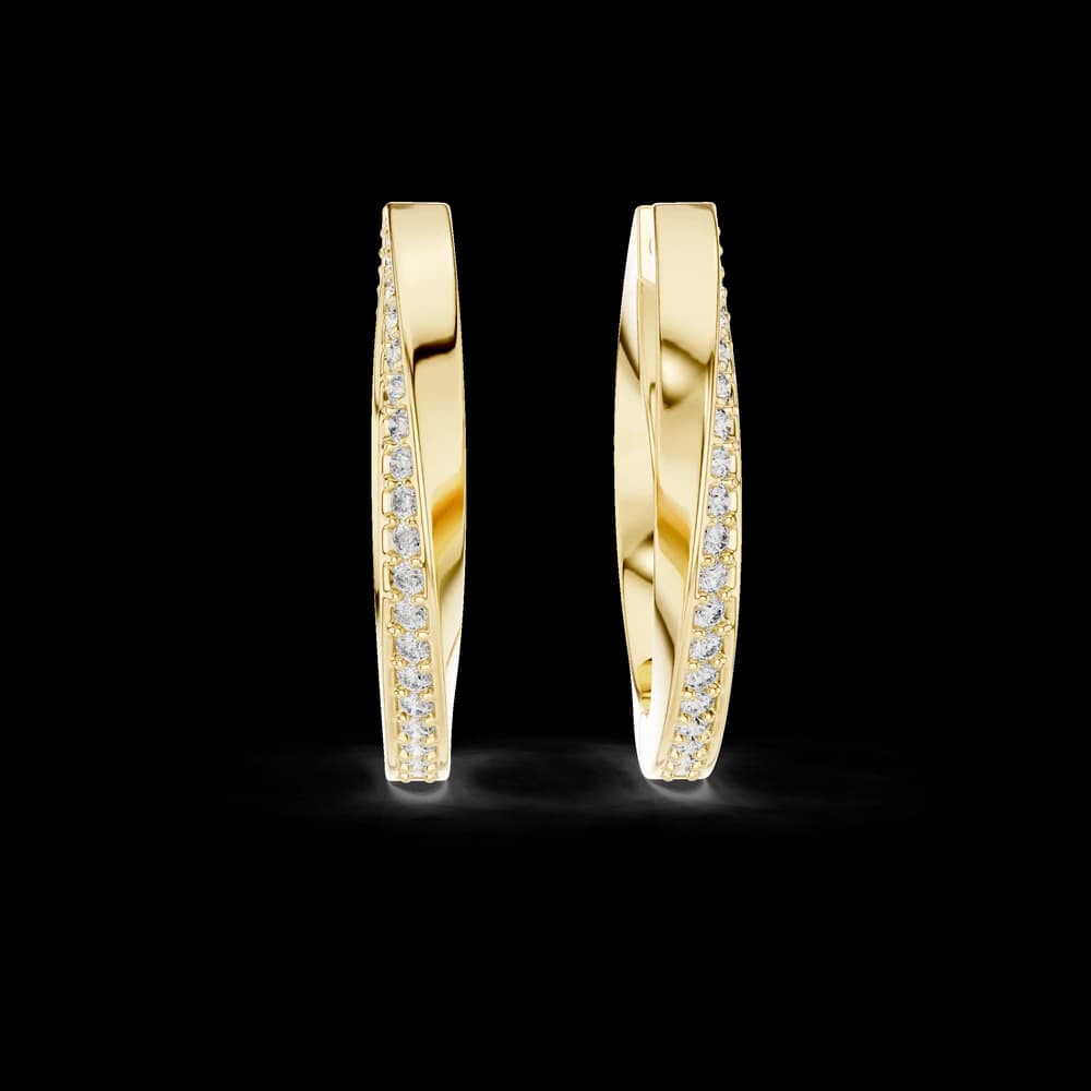 Layered Jacket Lab Grown Diamond Earrings - Image 1 Layered Jacket Lab Grown Diamond Earrings, view 1 of 4