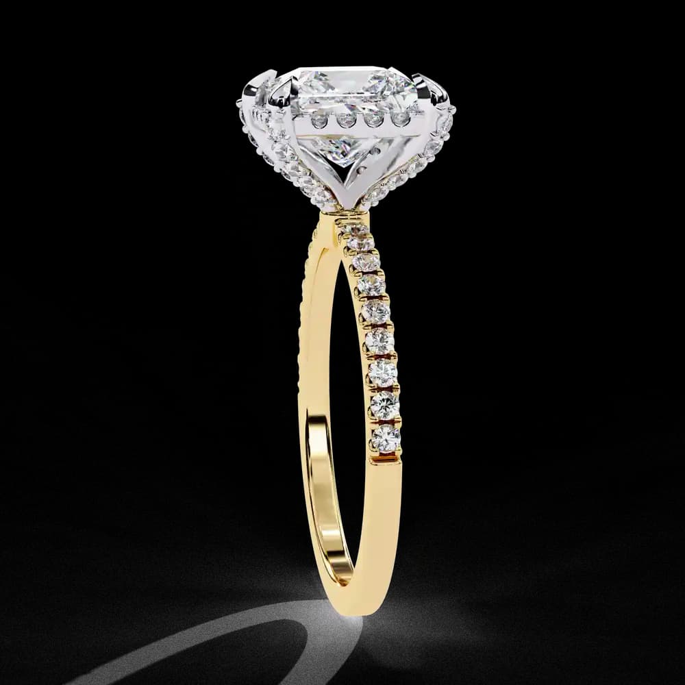 Princess Cut Lab Grown Diamond Ring - Image 12 Princess Cut Lab Grown Diamond Ring, view 12 of 12