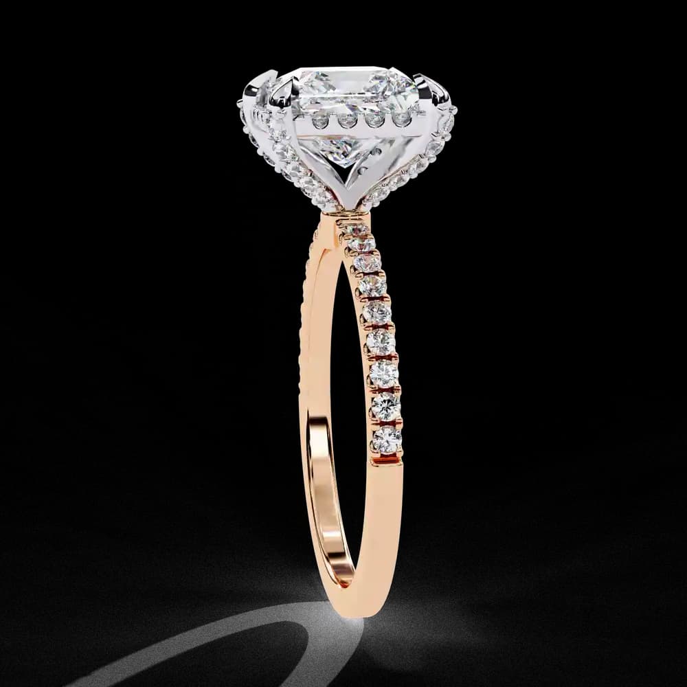 Princess Cut Lab Grown Diamond Ring - Image 2 Princess Cut Lab Grown Diamond Ring, view 2 of 12