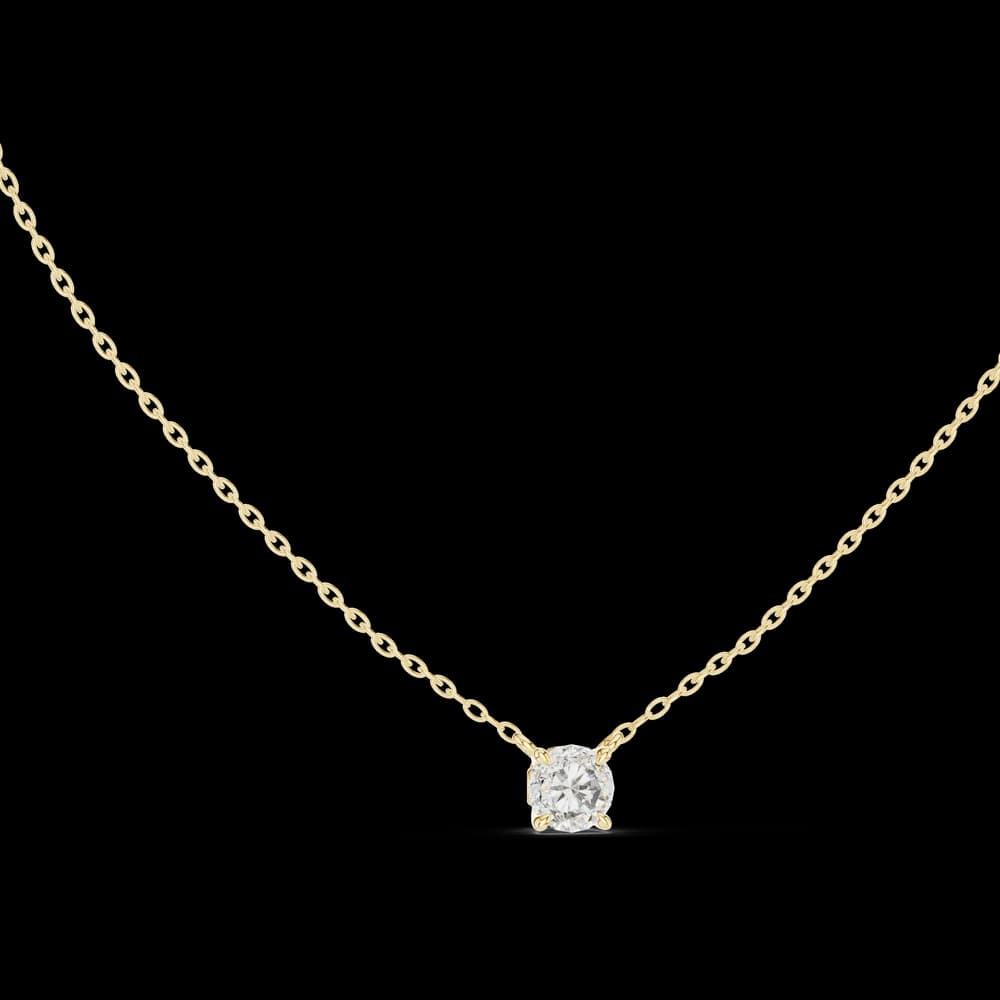 Light Beam lab grown diamond pendant - Image 3 Light Beam lab grown diamond pendant, view 3 of 6