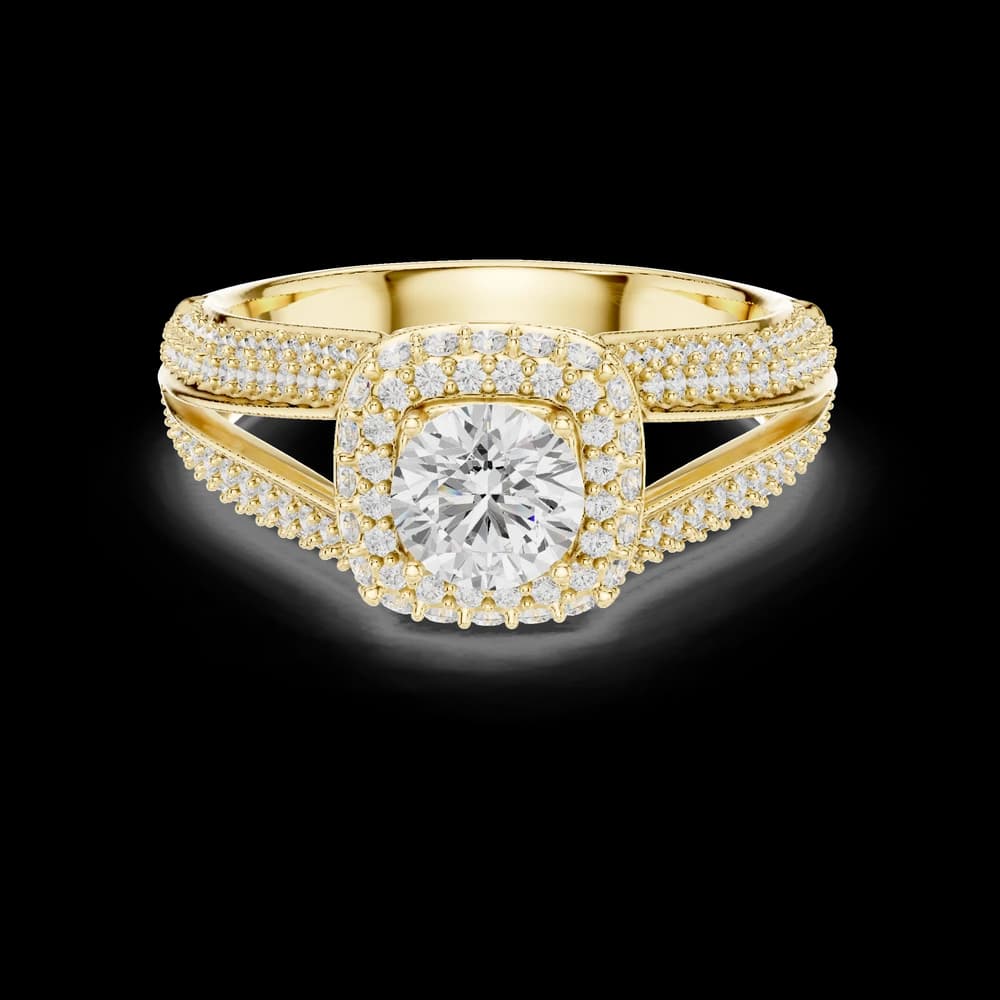 Light Touch Lab grown diamond Rings design - Image 3 Light Touch Lab grown diamond Rings design, view 3 of 6