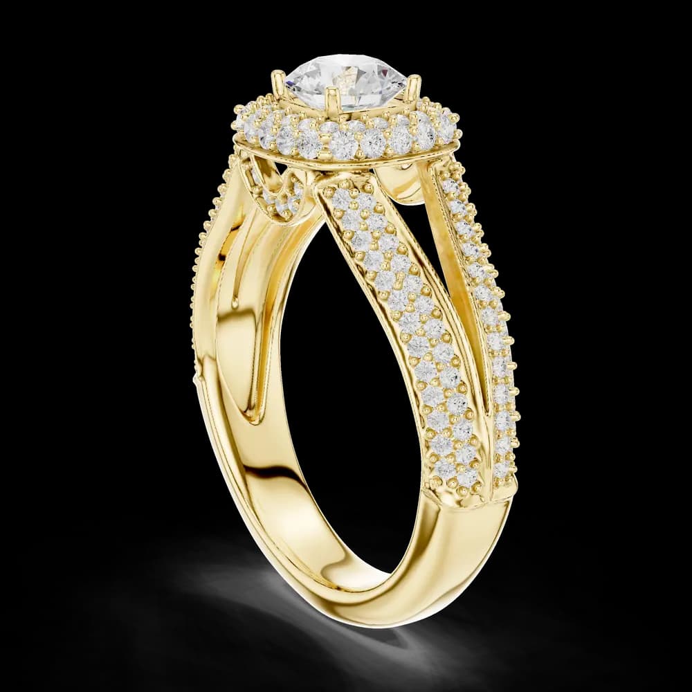Light Touch Lab grown diamond Rings design - Image 4 Light Touch Lab grown diamond Rings design, view 4 of 6