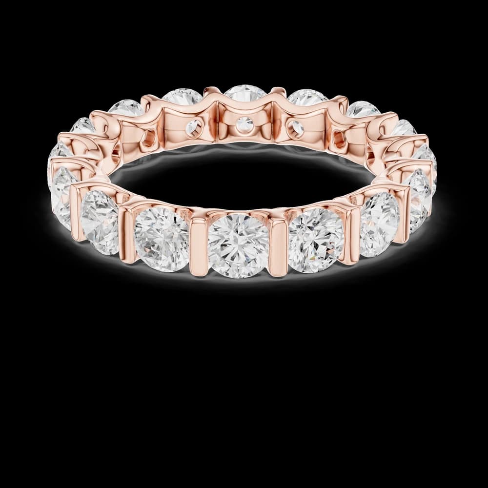 Bar Set Eternity Lab Grown Diamond Ring - Image 1 Bar Set Eternity Lab Grown Diamond Ring, view 1 of 6