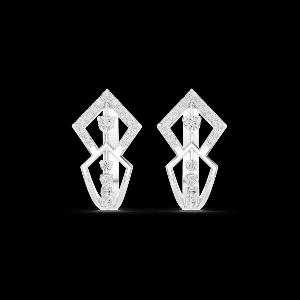 Linear Luxe Lab Grown Diamond Earrings Sets - Image 2 Linear Luxe Lab Grown Diamond Earrings Sets, view 2 of 6