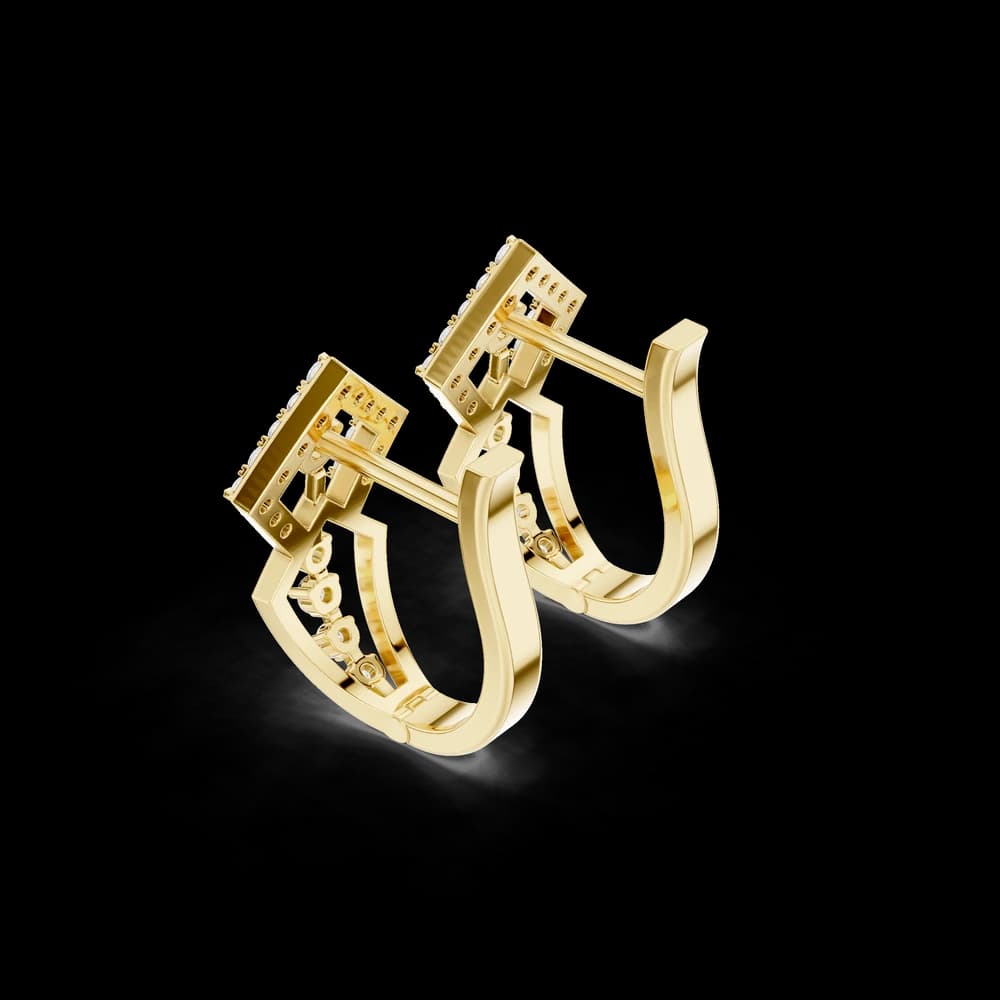 Linear Luxe Lab Grown Diamond Earrings Sets - Image 5 Linear Luxe Lab Grown Diamond Earrings Sets, view 5 of 6