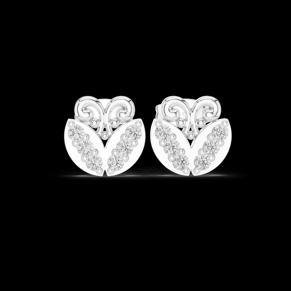 Local Charm lab grown diamond earring design - Image 2 Local Charm lab grown diamond earring design, view 2 of 5