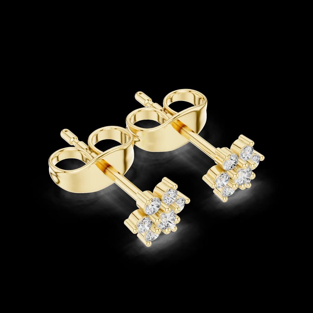 Love Song lab grown diamond earring design - Image 5 Love Song lab grown diamond earring design, view 5 of 6