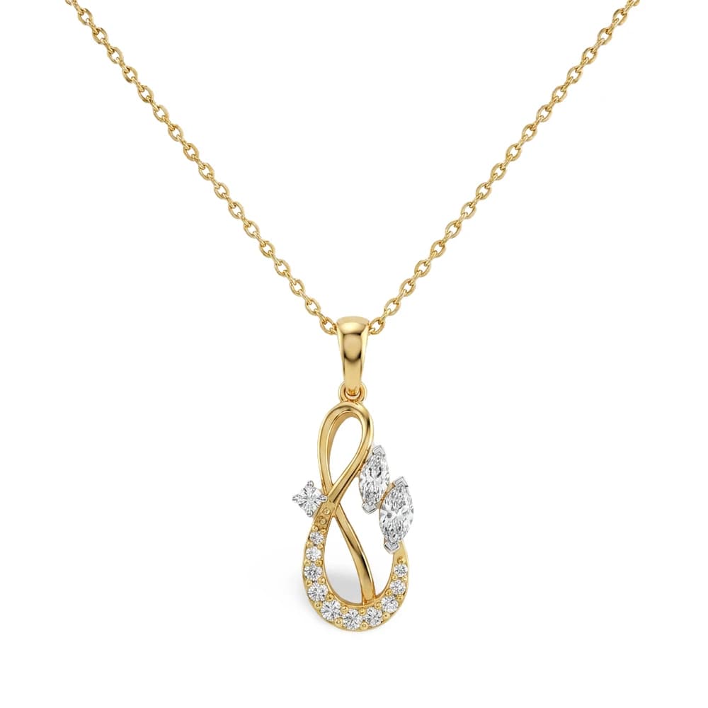 Lovely Petite Solitaire Lab Grown Diamond Pendant - Image 1 Lovely Petite Solitaire Lab Grown Diamond Pendant, view 1 of 5