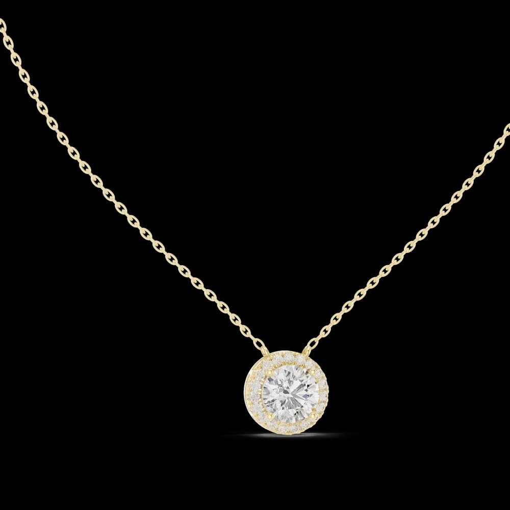 Lucky Charm lab grown diamond pendant - Image 3 Lucky Charm lab grown diamond pendant, view 3 of 6