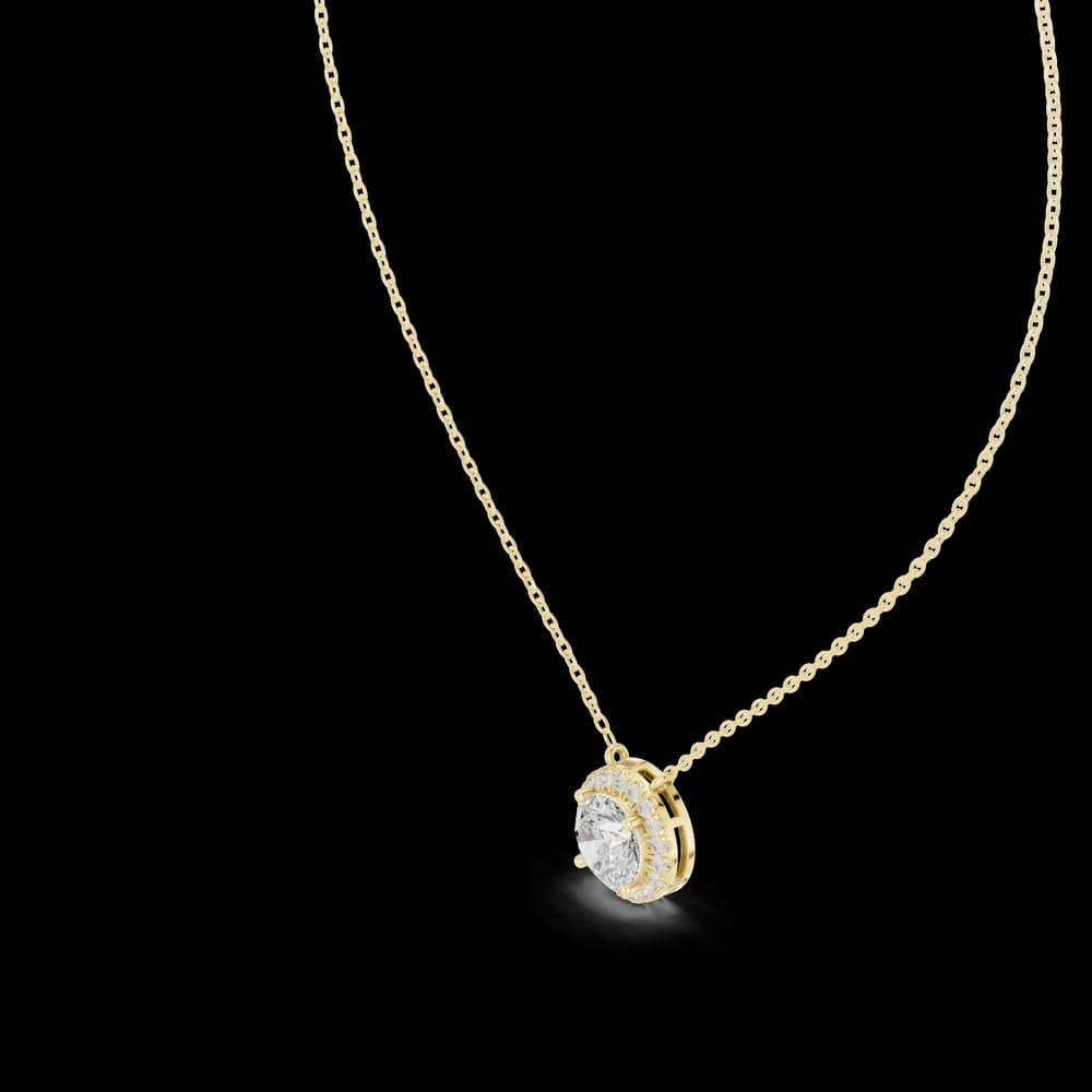 Lucky Charm lab grown diamond pendant - Image 5 Lucky Charm lab grown diamond pendant, view 5 of 6