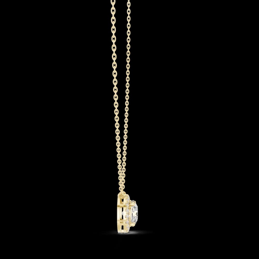 Lucky Charm lab grown diamond pendant - Image 6 Lucky Charm lab grown diamond pendant, view 6 of 6
