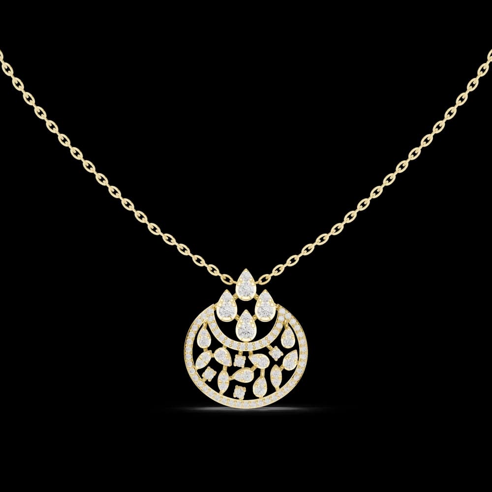 Luminary Wave Lab Grown Diamond Luxury Pendant - Image 3 Luminary Wave Lab Grown Diamond Luxury Pendant, view 3 of 6