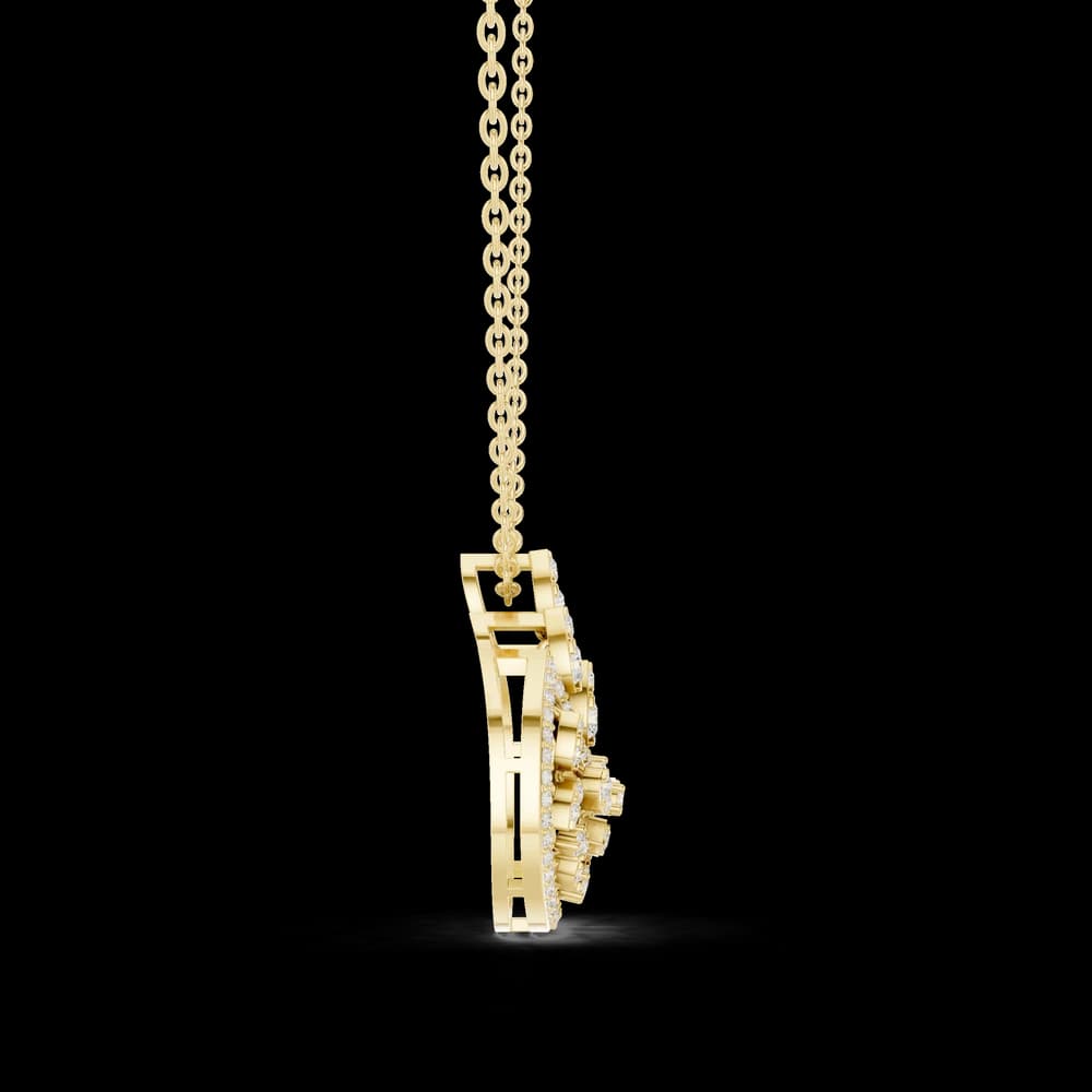 Luminary Wave Lab Grown Diamond Luxury Pendant - Image 6 Luminary Wave Lab Grown Diamond Luxury Pendant, view 6 of 6