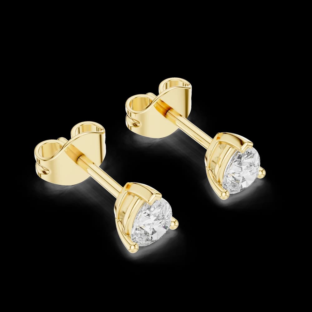 Luminescent Lab grown diamond Earrings motif - Image 5 Luminescent Lab grown diamond Earrings motif, view 5 of 6