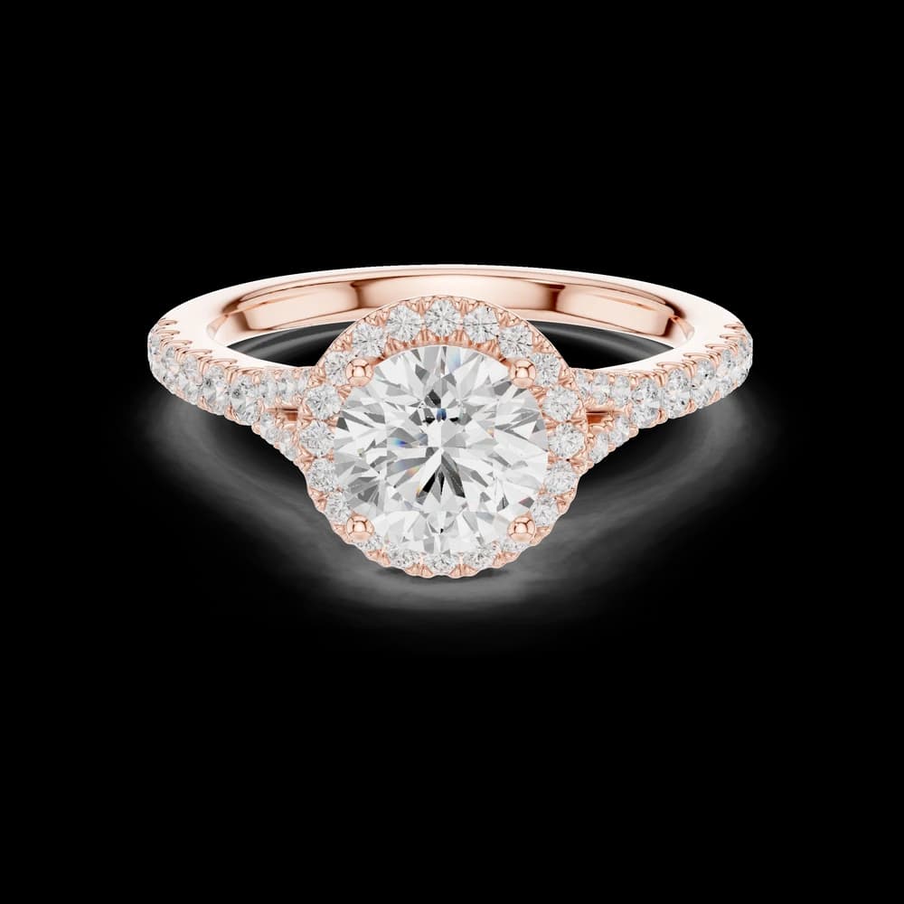 Luminous 1 ct Round Diamond Solitaire Lab Grown Diamond Ring - Image 2 Luminous 1 ct Round Diamond Solitaire Lab Grown Diamond Ring, view 2 of 7
