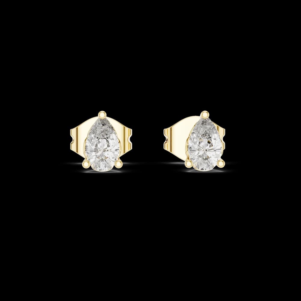 Lustrescent Lab grown diamond Earrings pair - Image 3 Lustrescent Lab grown diamond Earrings pair, view 3 of 6