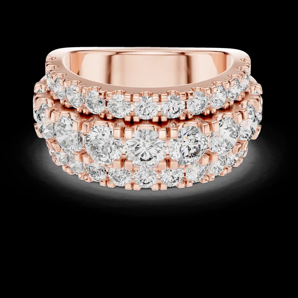 Lustrous Channel Lab grown diamond Ring - Image 1 Lustrous Channel Lab grown diamond Ring, view 1 of 5