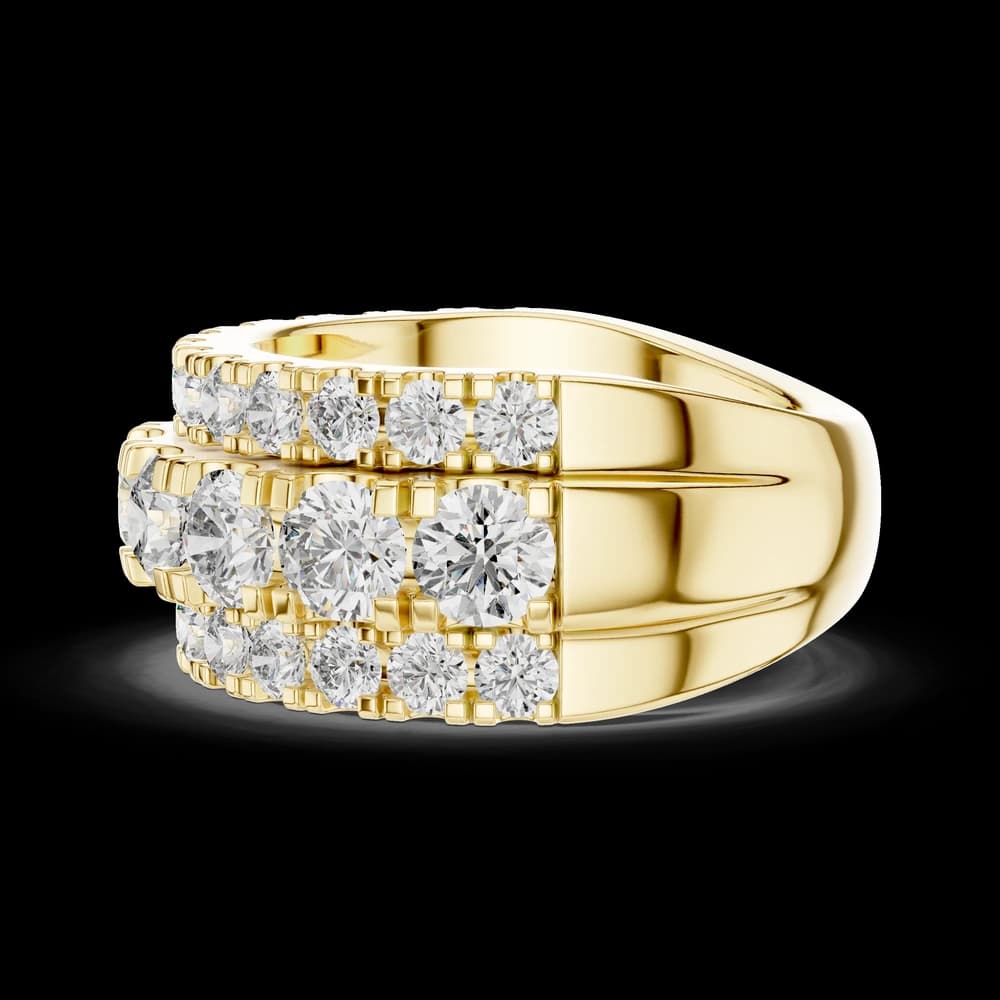 Lustrous Channel Lab grown diamond Ring - Image 5 Lustrous Channel Lab grown diamond Ring, view 5 of 5