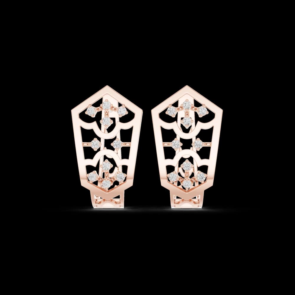 Luxe Thread Lab Grown Diamond Earrings Drops - Image 1 Luxe Thread Lab Grown Diamond Earrings Drops, view 1 of 6