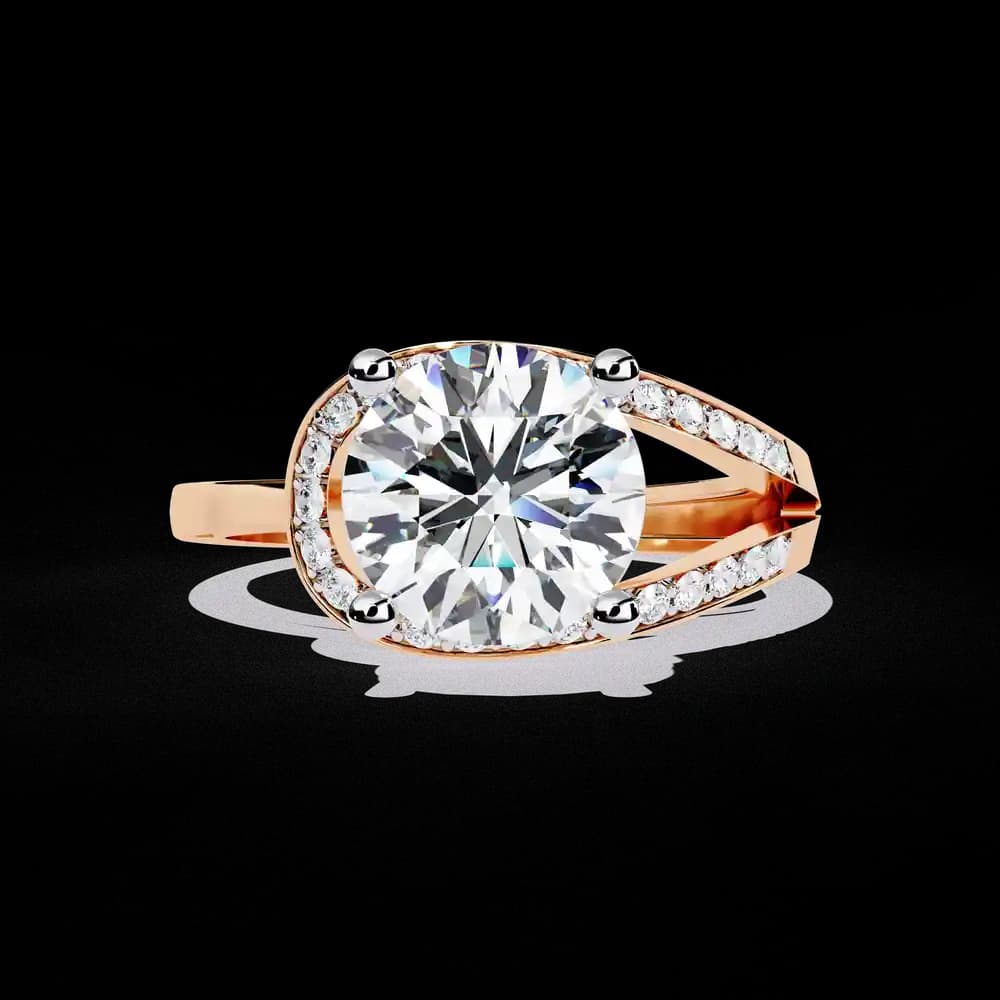 Luxury Lab Grown Diamond Promise Ring - Image 1 Luxury Lab Grown Diamond Promise Ring, view 1 of 6