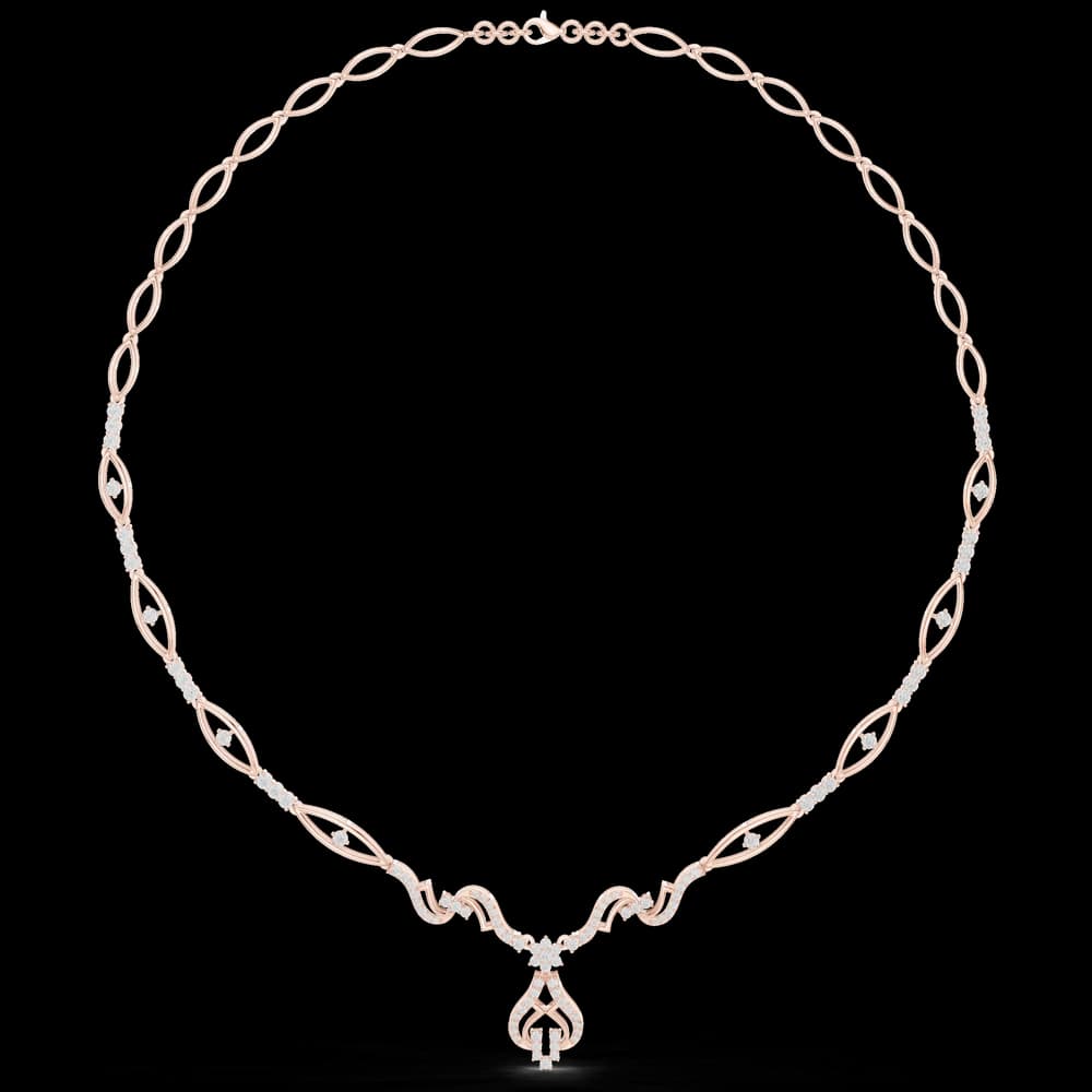 Majestic Brilliant Diamond Lab Grown Necklace - Image 1 Majestic Brilliant Diamond Lab Grown Necklace, view 1 of 6