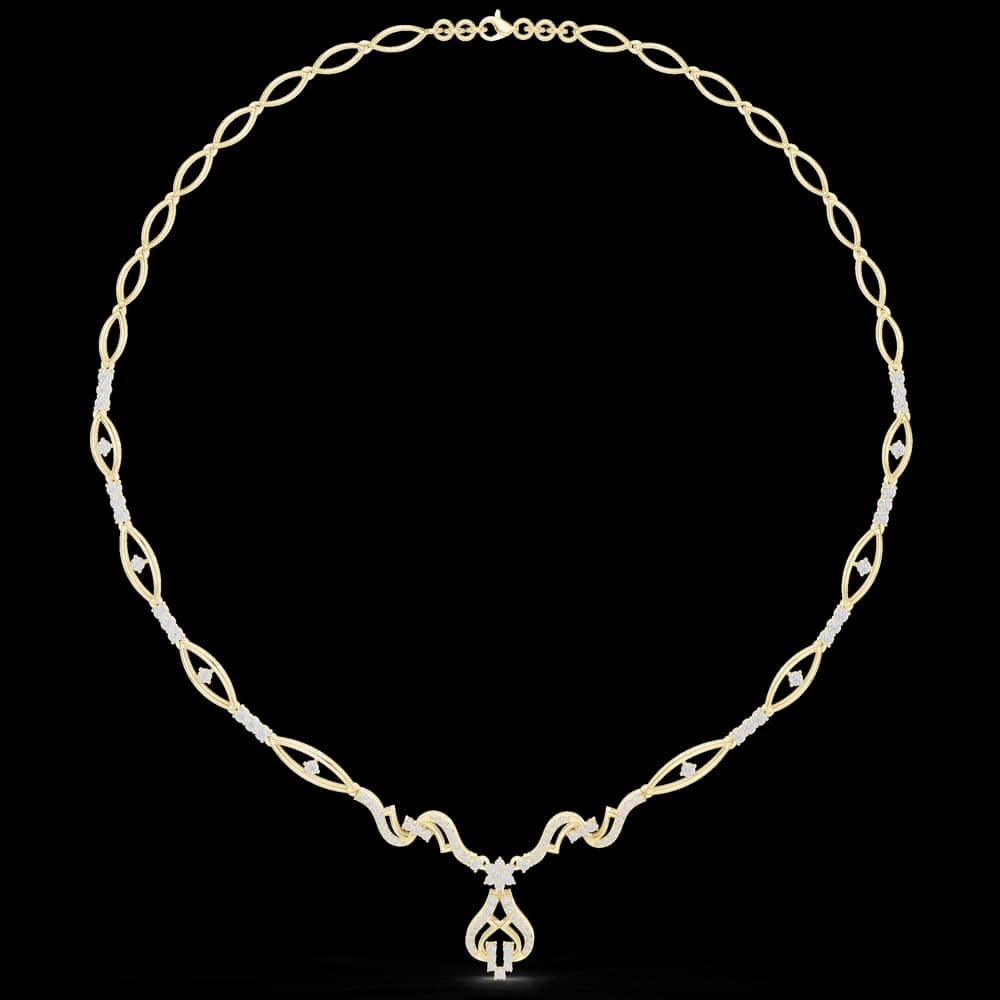 Majestic Brilliant Diamond Lab Grown Necklace - Image 3 Majestic Brilliant Diamond Lab Grown Necklace, view 3 of 6