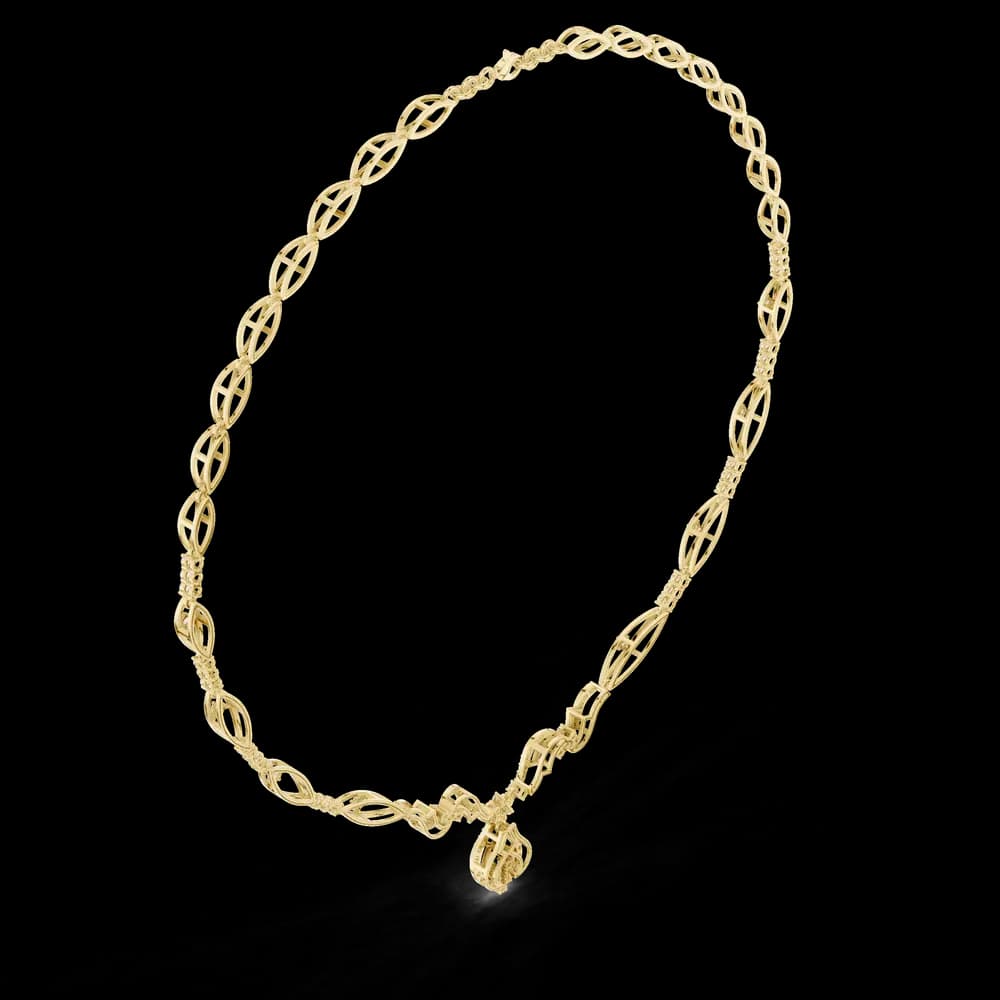 Majestic Brilliant Diamond Lab Grown Necklace - Image 5 Majestic Brilliant Diamond Lab Grown Necklace, view 5 of 6