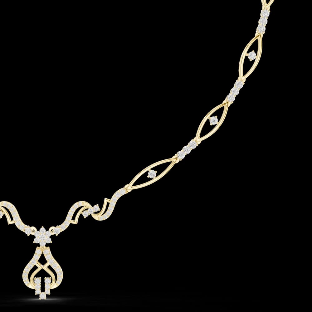 Majestic Brilliant Diamond Lab Grown Necklace - Image 6 Majestic Brilliant Diamond Lab Grown Necklace, view 6 of 6