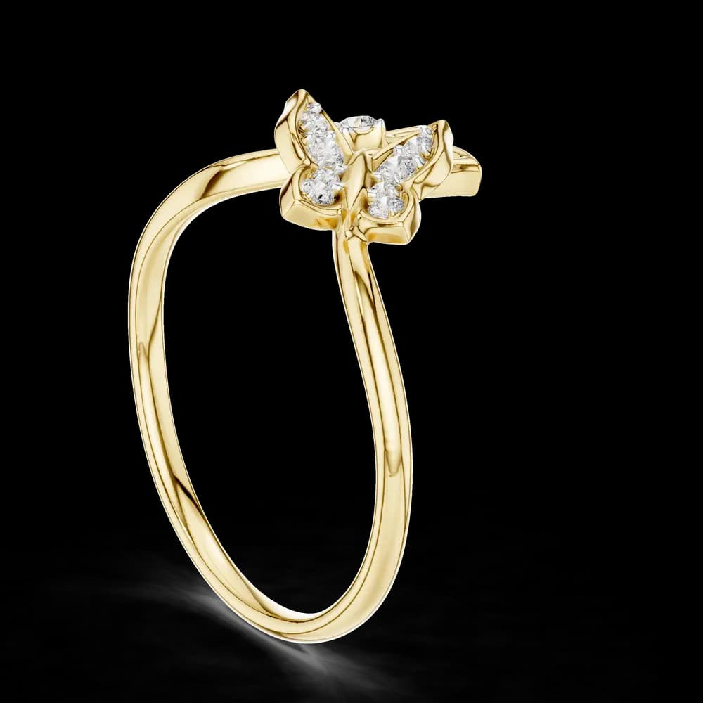 Majestical Lab grown diamond Rings style - Image 4 Majestical Lab grown diamond Rings style, view 4 of 6