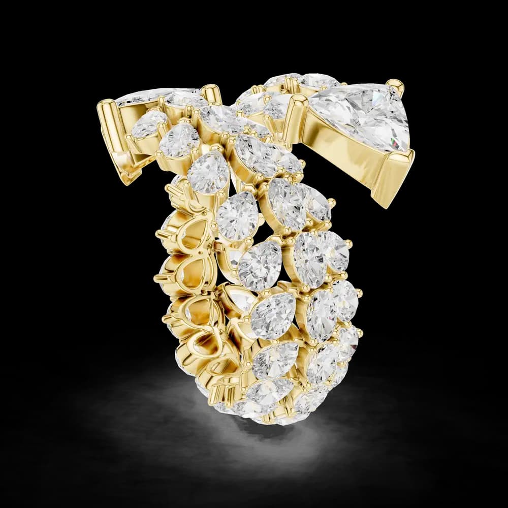Toi Moi Trillion Lab Grown Diamond Ring - Image 4 Toi Moi Trillion Lab Grown Diamond Ring, view 4 of 6