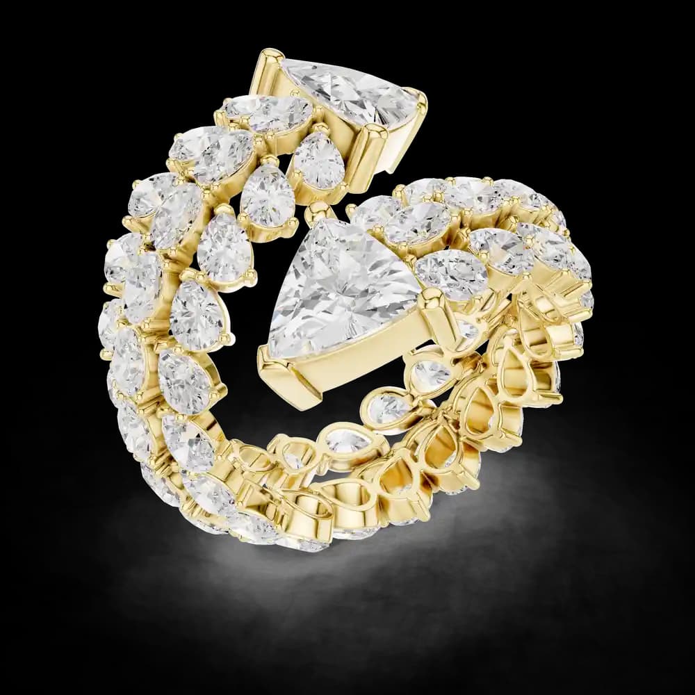 Toi Moi Trillion Lab Grown Diamond Ring - Image 5 Toi Moi Trillion Lab Grown Diamond Ring, view 5 of 6