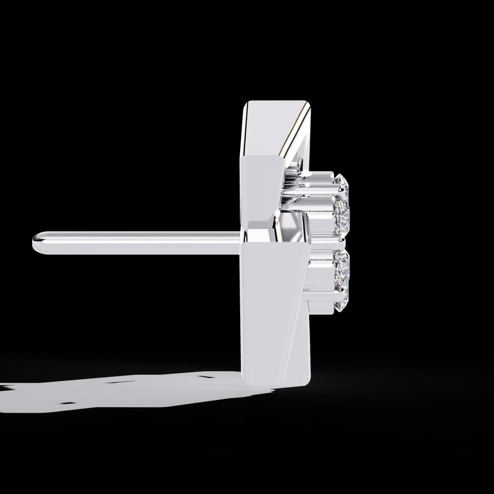 Marco Bicego Masai Lab Grown Diamond Stud Earrings - Image 2 Marco Bicego Masai Lab Grown Diamond Stud Earrings, view 2 of 4