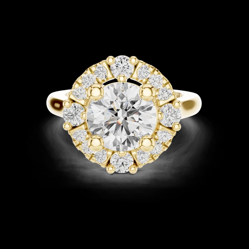 Marigold Glow Lab Grown Diamond Custom Stack Band - Image 6 Marigold Glow Lab Grown Diamond Custom Stack Band, view 6 of 9