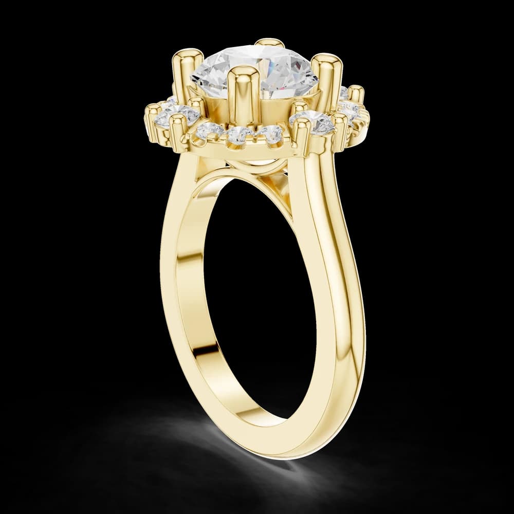 Marigold Glow Lab Grown Diamond Custom Stack Band - Image 7 Marigold Glow Lab Grown Diamond Custom Stack Band, view 7 of 9