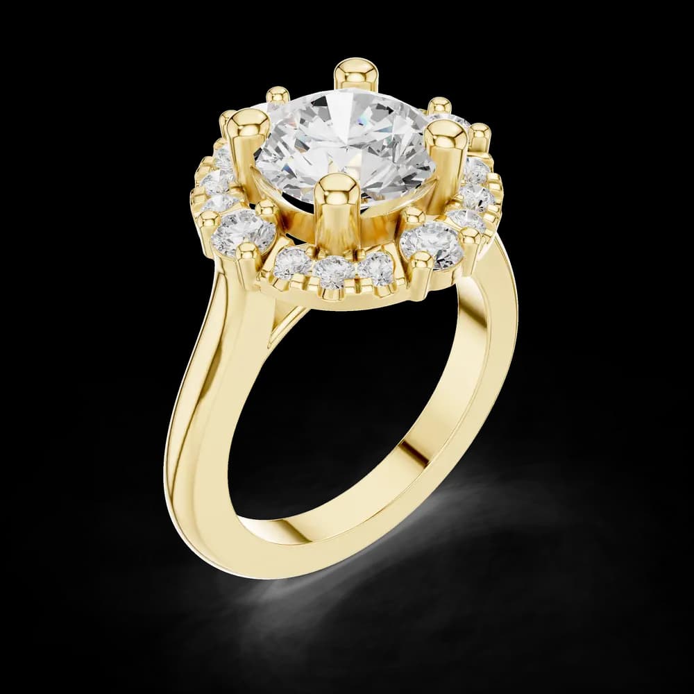Marigold Glow Lab Grown Diamond Custom Stack Band - Image 8 Marigold Glow Lab Grown Diamond Custom Stack Band, view 8 of 9