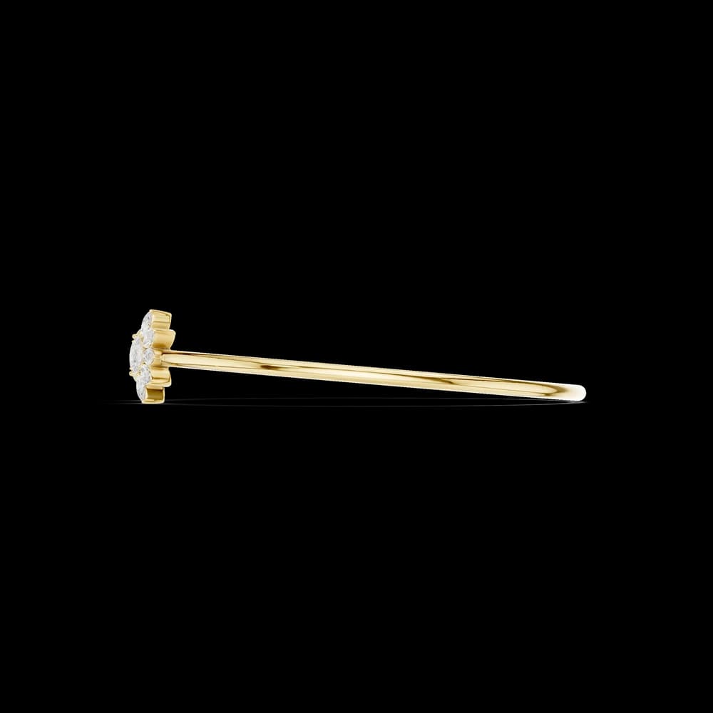 The Asymmetric Cluster Open Cuff Bangle - Image 7 The Asymmetric Cluster Open Cuff Bangle, view 7 of 7