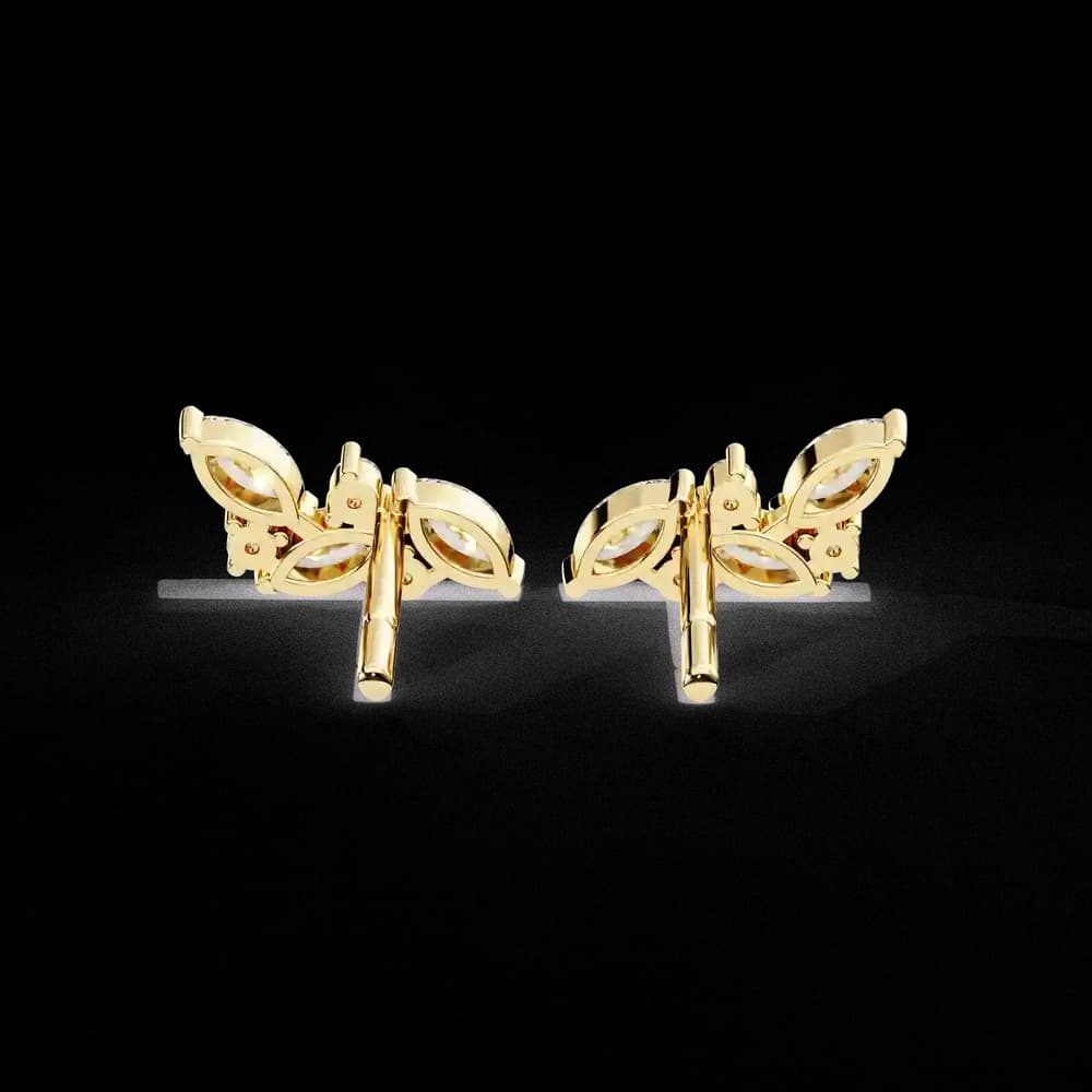 Marquise Lab Grown Diamond Studs - Image 3 Marquise Lab Grown Diamond Studs, view 3 of 6