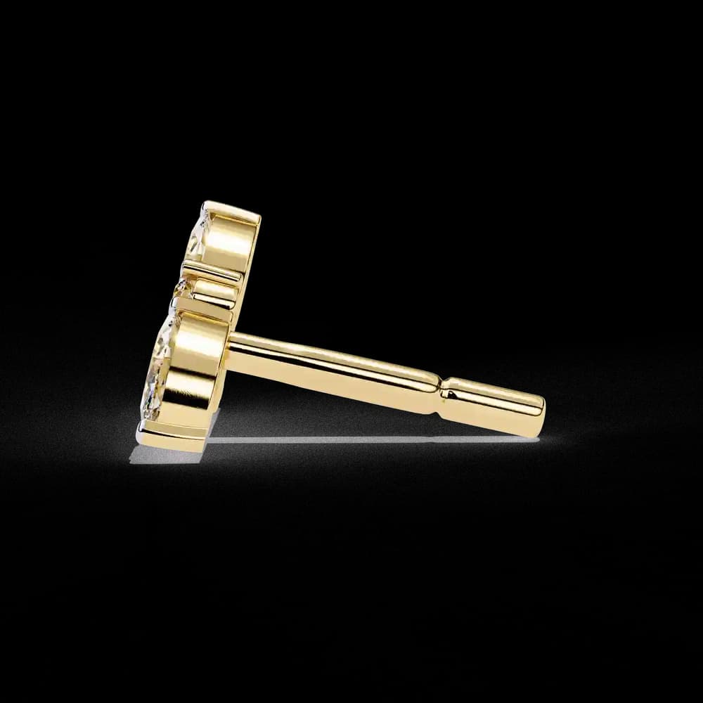 Marquise Lab Grown Diamond Studs - Image 4 Marquise Lab Grown Diamond Studs, view 4 of 6