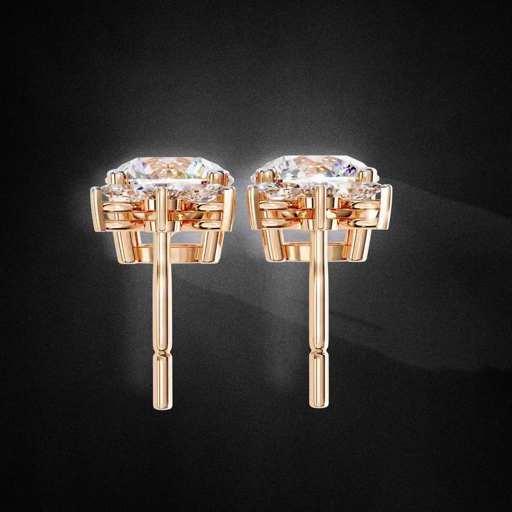 Dew Drop Cut Dangle Lab Grown Diamond Stud Earrings - Image 11 Dew Drop Cut Dangle Lab Grown Diamond Stud Earrings, view 11 of 22