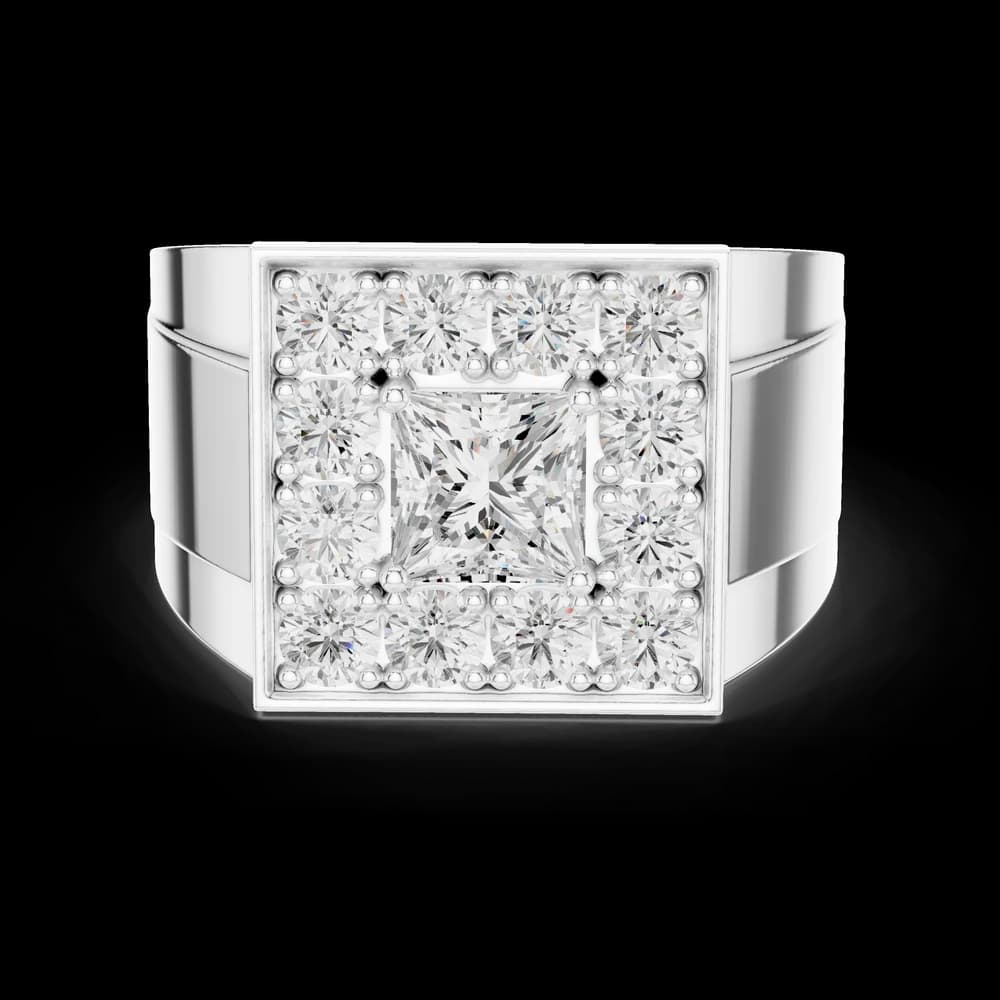 Princess Eye Lab Grown Diamond Ring - Image 2 Princess Eye Lab Grown Diamond Ring, view 2 of 6