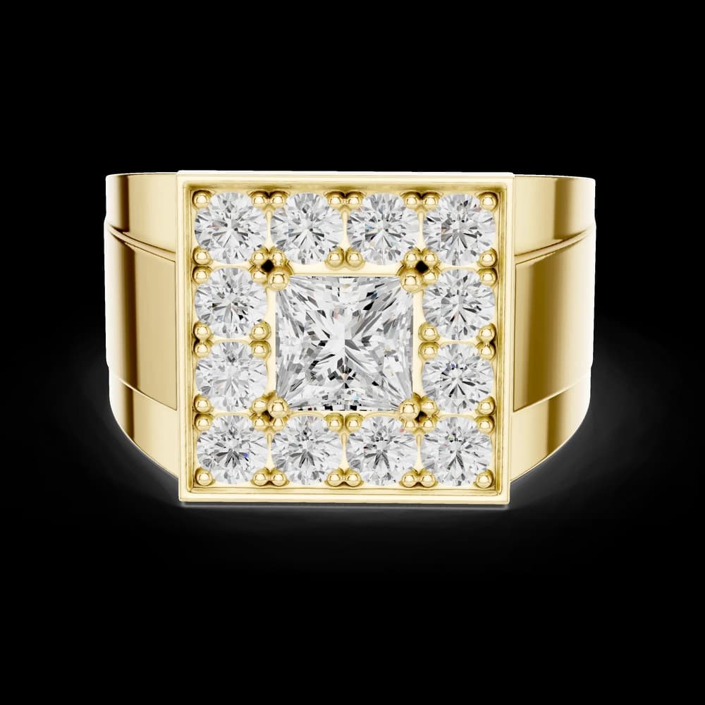 Princess Eye Lab Grown Diamond Ring - Image 3 Princess Eye Lab Grown Diamond Ring, view 3 of 6