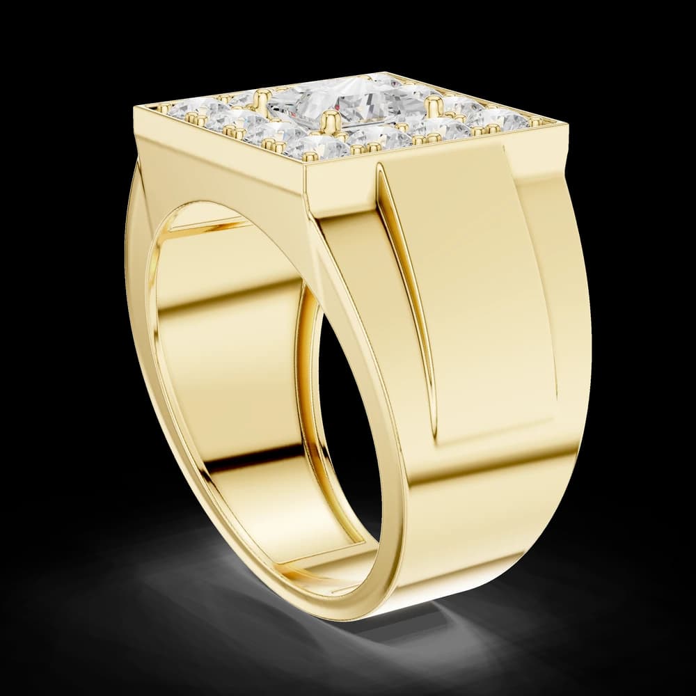 Princess Eye Lab Grown Diamond Ring - Image 4 Princess Eye Lab Grown Diamond Ring, view 4 of 6