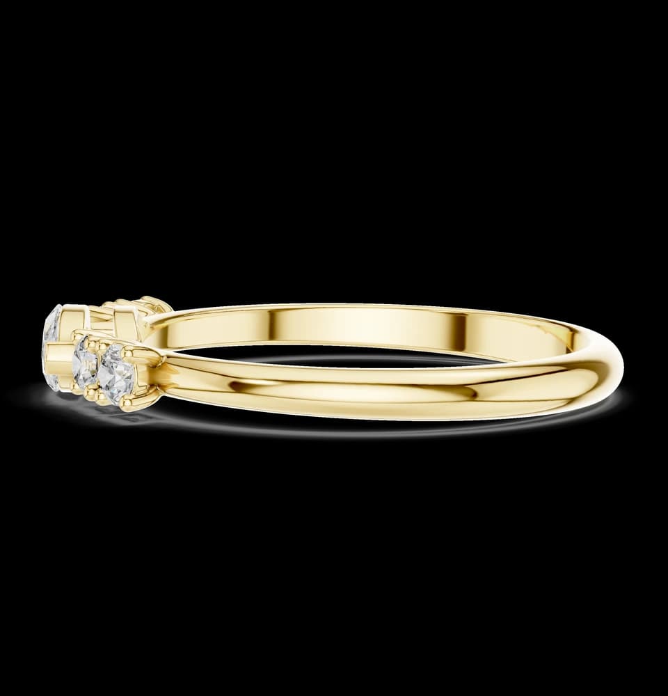 Marquise & Round Diamond Embrace Lab Grown Diamond Ring - Image 6 Marquise & Round Diamond Embrace Lab Grown Diamond Ring, view 6 of 6