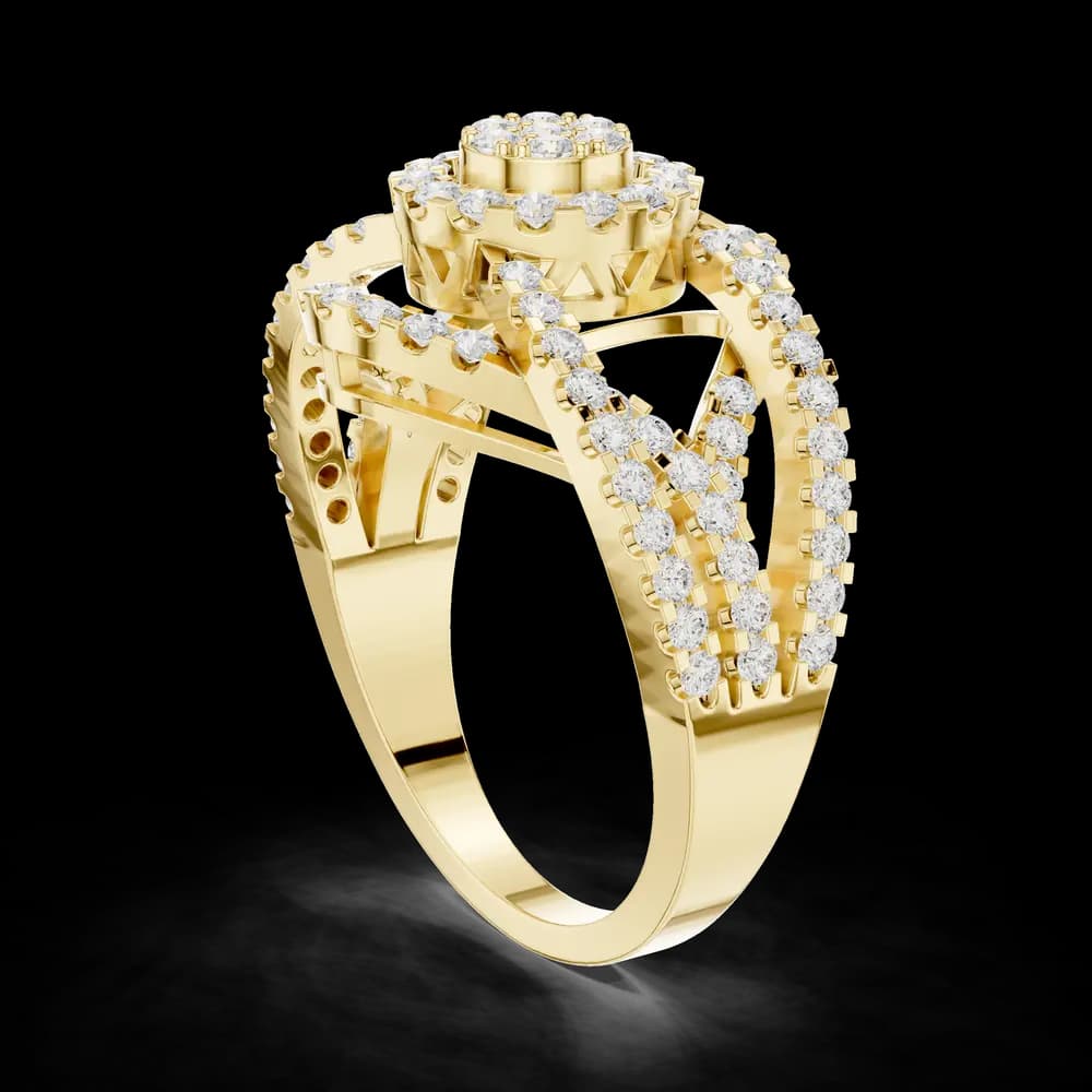 Meadow Mystic Lab Grown Diamond Ring - Image 4 Meadow Mystic Lab Grown Diamond Ring, view 4 of 6