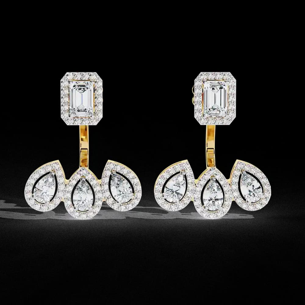 Messika My Twin Lab Grown Diamond Earrings - Image 1 Messika My Twin Lab Grown Diamond Earrings, view 1 of 4