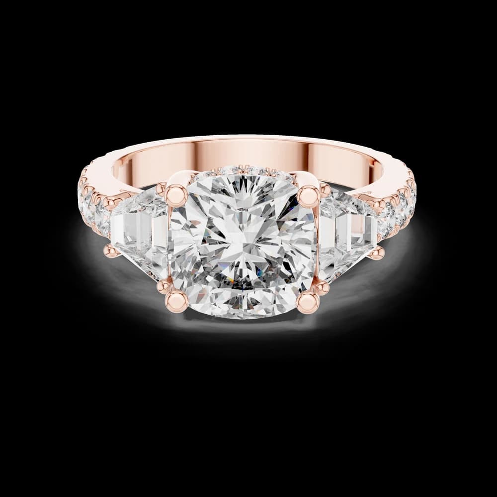 Midnight Dream Lab Grown Diamond Statement Ring - Image 1 Midnight Dream Lab Grown Diamond Statement Ring, view 1 of 6