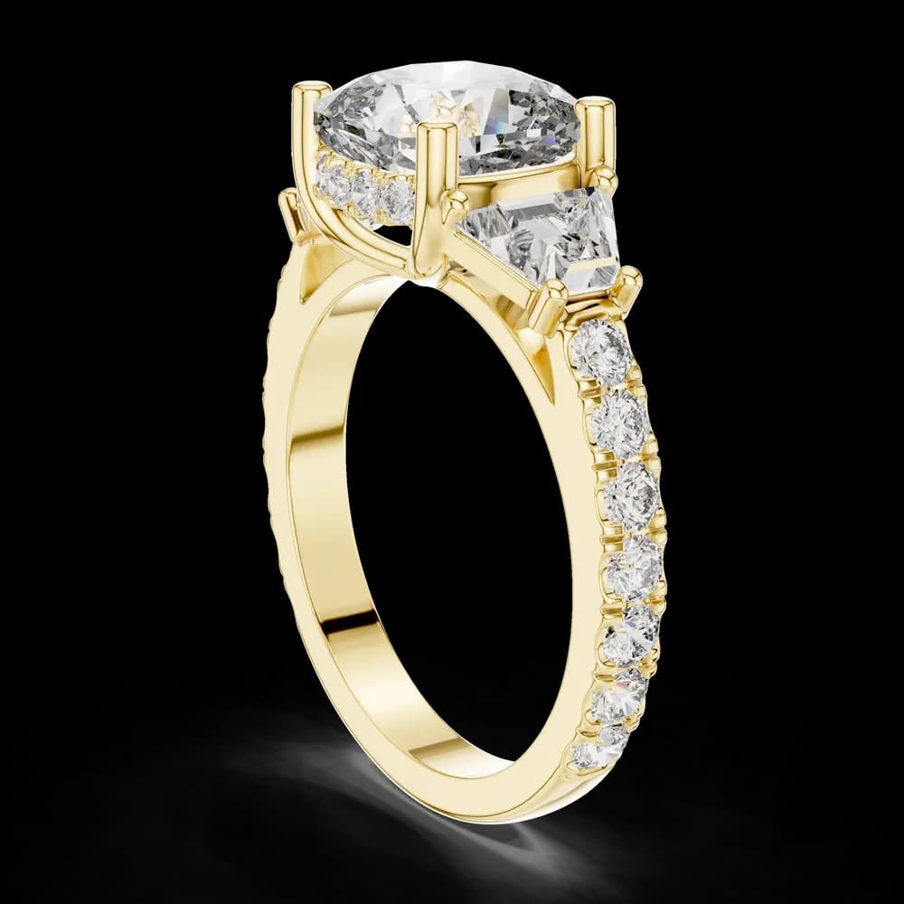 Midnight Dream Lab Grown Diamond Statement Ring - Image 4 Midnight Dream Lab Grown Diamond Statement Ring, view 4 of 6