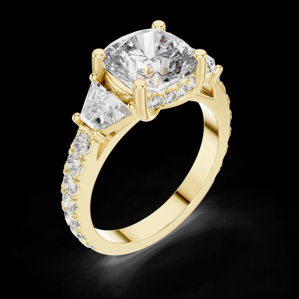 Midnight Dream Lab Grown Diamond Statement Ring - Image 5 Midnight Dream Lab Grown Diamond Statement Ring, view 5 of 6